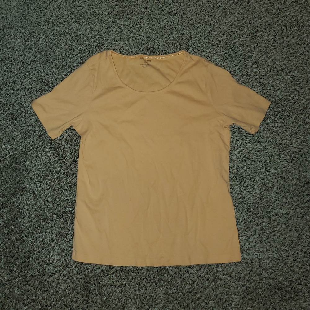 White Stag solid orange women's tee L